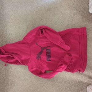 Hot pink Puma sweatshirt